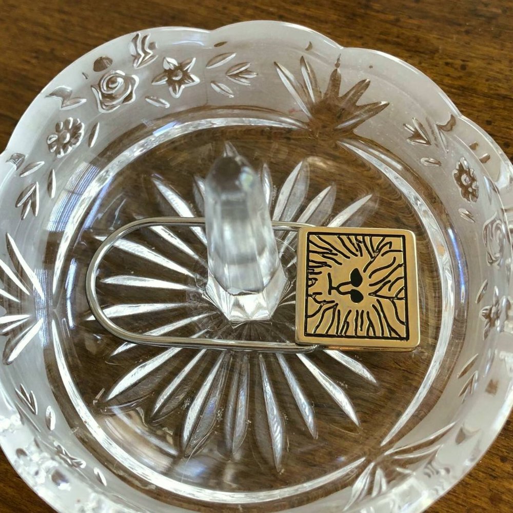 Etched ‘lion’s face’ key holder - Picture 2 of 7